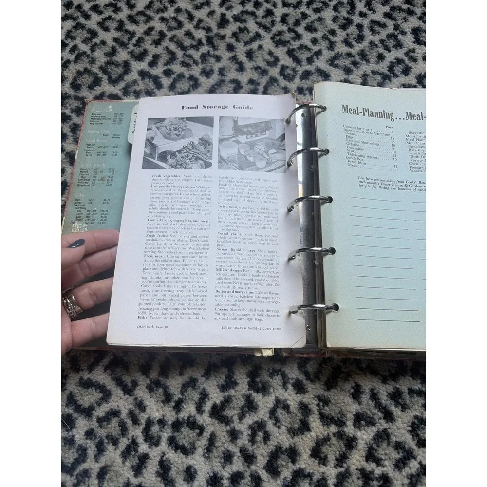 Better Homes & Gardens Cook Book 19th Printing of De Luxe‎ Edition 1949 VTG Read